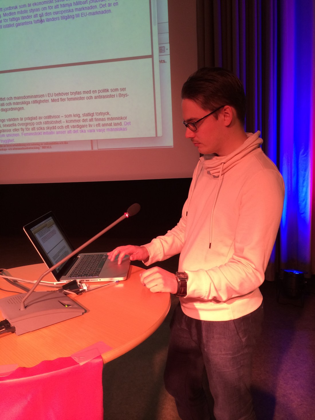 Redaktionskommittéen in action